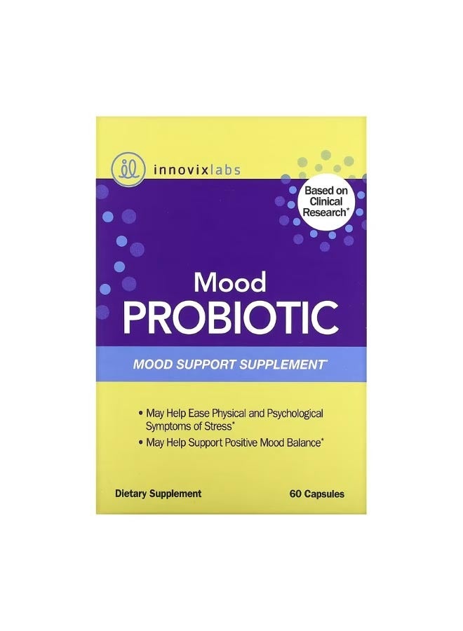 إنوفيكس لابس Mood Probiotic Mood Support Supplement 60 Capsules - Image 1