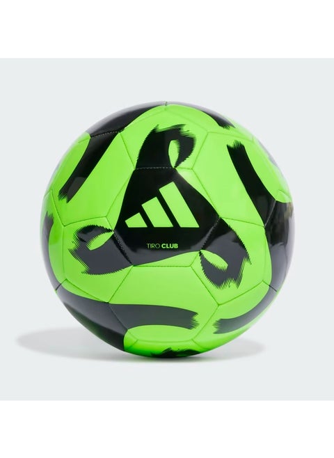 Adidas TIRO CLB SGREEN/BLACK FOOTBALL/SOCCER BALL (MACHINE-STITCHED) HZ4167 for Unisex solar green