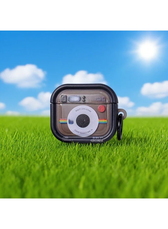 Cute Cartoon Retro Photo Frame Cover For Airpods 1 2 Mini Camera Design Lightweight Gadget Accessory - Image 5