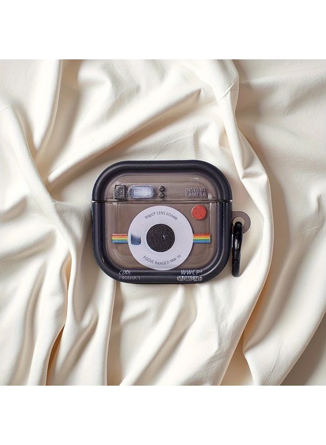 Cute Cartoon Retro Photo Frame Cover For Airpods 1 2 Mini Camera Design Lightweight Gadget Accessory - Image 2