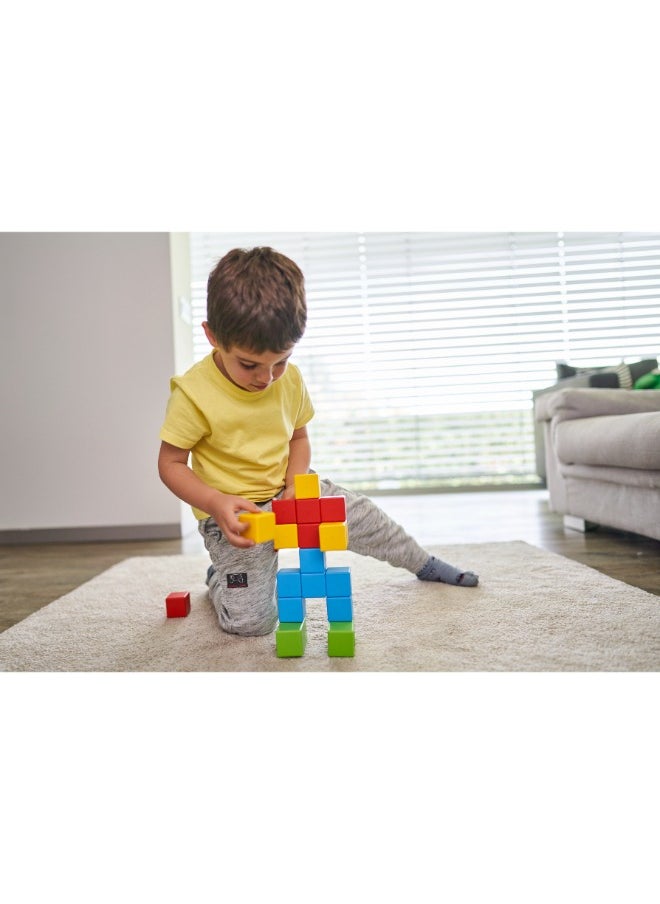 GEOMAG - Geomag Magicube Full Color Crystal Magnetic Construction STEM Toy 24 Pcs - Image 1