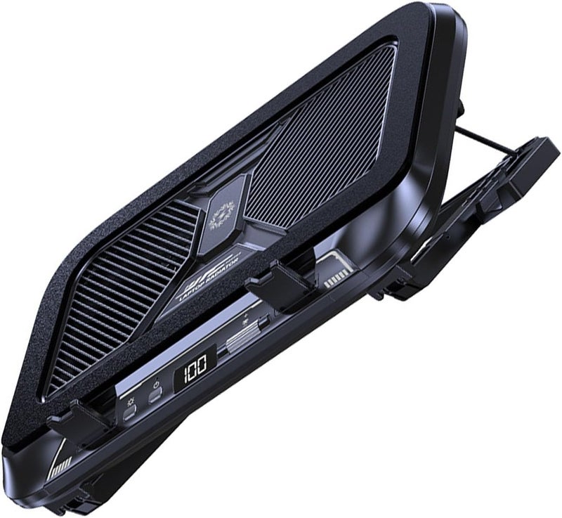 Adjustable Laptop Cooling Mat Ergonomic Neck Pressure Double Fan 100 Speed Adjustable for Laptop Height Stand Double Fan Cooling - Image 5