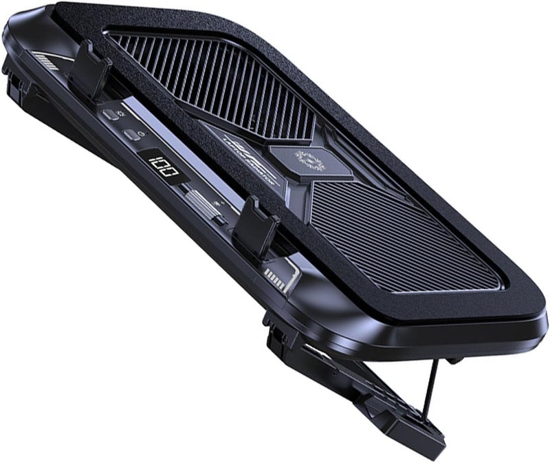 Adjustable Laptop Cooling Mat Ergonomic Neck Pressure Double Fan 100 Speed Adjustable for Laptop Height Stand Double Fan Cooling - Image 4