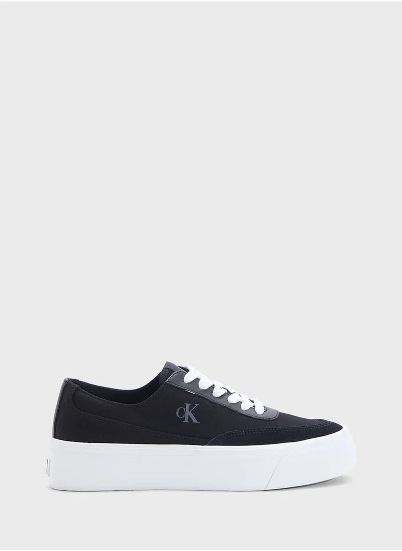 Calvin Klein Jeans VULCANISED FLATFORM LOW TRAINERS