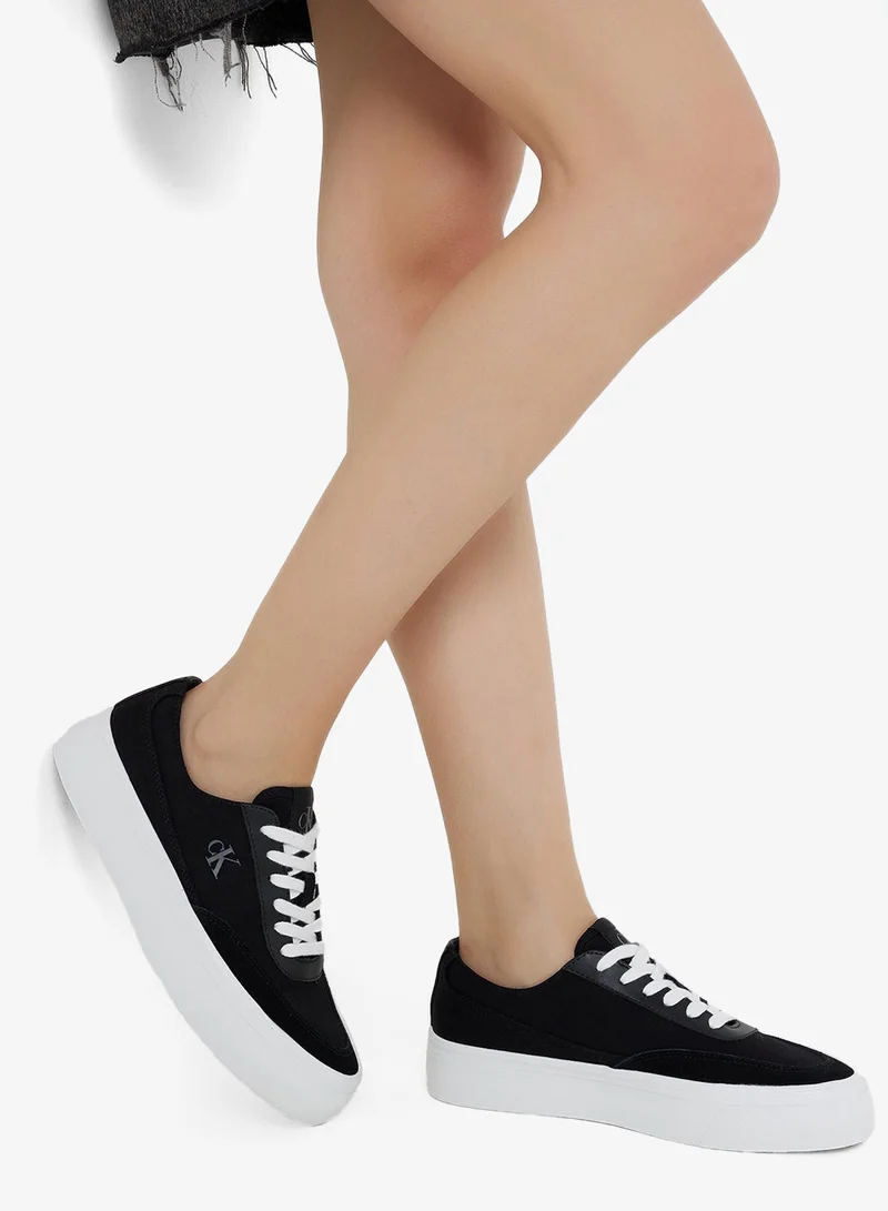 Calvin Klein Jeans VULCANISED FLATFORM LOW TRAINERS
