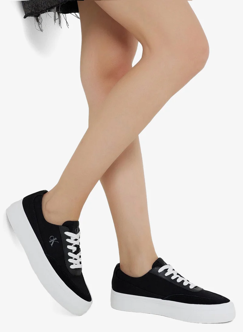 Calvin Klein Jeans VULCANISED FLATFORM LOW TRAINERS