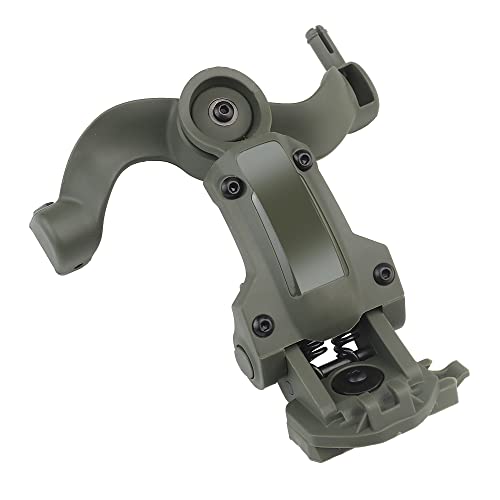 GYDEHUTJ Multi-Angle Rotation Helmet Rail Adapter for Tactical Headset Fit OPS Core ARC and Team Wendy M-LOK Rail - Image 4