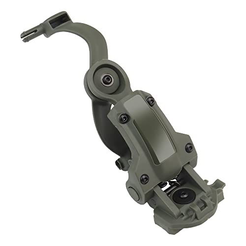GYDEHUTJ Multi-Angle Rotation Helmet Rail Adapter for Tactical Headset Fit OPS Core ARC and Team Wendy M-LOK Rail - Image 5
