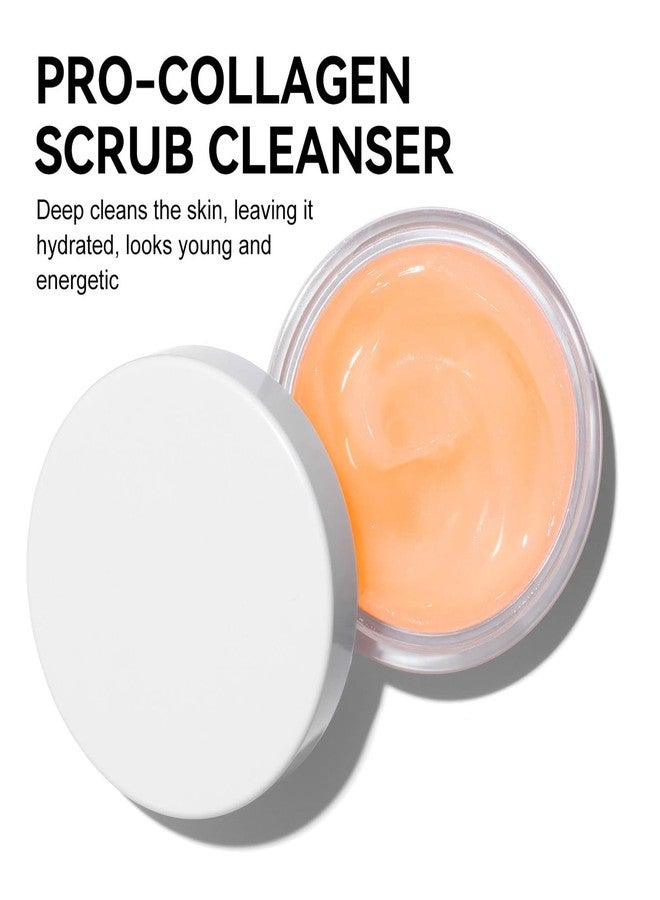 Grospe Pro-Collagen Scrub Cleanser with Collagen,Borago Officinalis Seed Oil,Sambucus Nigra Oil, Deep Cleansing,Fade Fine Lines - Image 4