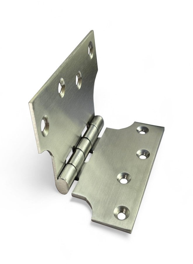 Moksh Plus SS Parliament Hinges 5 Inch x 8 Inch x 10 Guage/3mm, Smooth Movement and Welded, Premium Stainless Steel Hinges/Kabja for Door and Window (Pack of 4 Pcs.) - Image 5