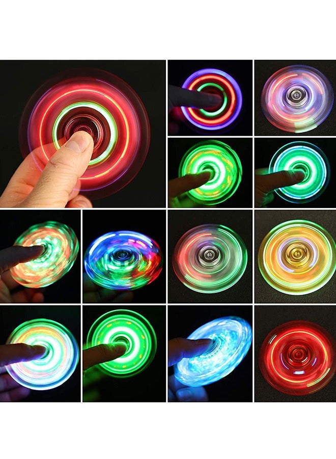 Ant 3-Piece Fidget Spinners Decompression Toy, Adult Finger Fidget Toys Anxiety Toys Stress Relief Reducer,LED Light Luminous Fidget Sensory Toys for Kids and Adult - Image 3