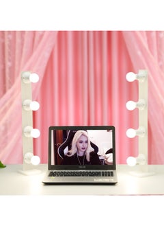 General Net Red Anchor Mobile Phone Computer Live Double Row Fill Light Desktop Brightness Three-color Soft Light LED Makeup Light-Specifications:Single Row 3 Lights 5W Three-color Dimming  - Image 3