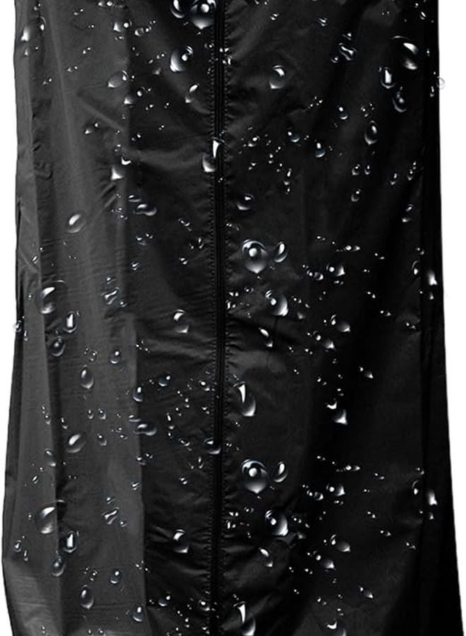 Black Patio Heater Cover Heavy Duty Waterproof UV Resistant Outdoor Protector - Image 1