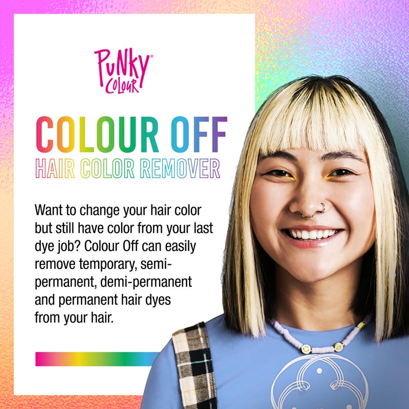 Punky Colour Off Hair Color Remover Kit - Hair Dye Remover, Safely Removes Semi Permanent Dye, and Permanent Colors, Color Removers for Dyed Hairs - Image 2