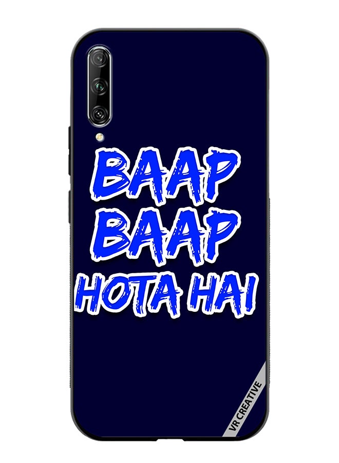 VR CREATIVE Protective Case Cover For Huawei Nova Y9S Baap Baap Hota Hai Hindi Meme Quote Design Multicolour - Image 1