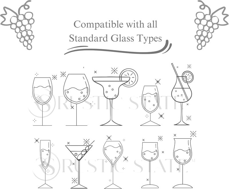Rustic State Vigo Wine Glass Rack Under Cabinet - Wine Glass Holder Under Cabinet Wooden Stemware Holders - 4 Adjustable Rows - Up to 12 Wine Glass Capacity - 12 Inch Depth - Natural - Image 4