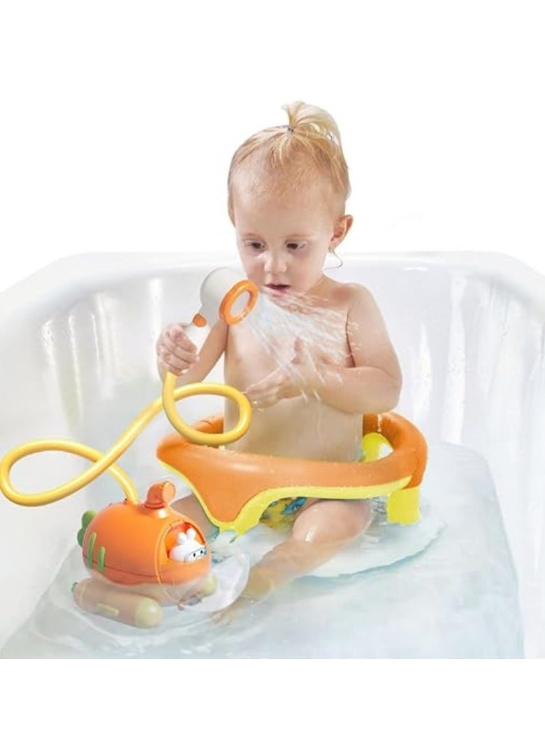 M MIAOYAN - Baby shower head - Portable camping shower pump suitable for young children - Submarine baby shower toy for maximum fun in bathtub or sink - Image 1