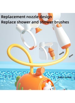 M MIAOYAN Baby shower head - Portable camping shower pump suitable for young children - Submarine baby shower toy for maximum fun in bathtub or sink  - Image 2