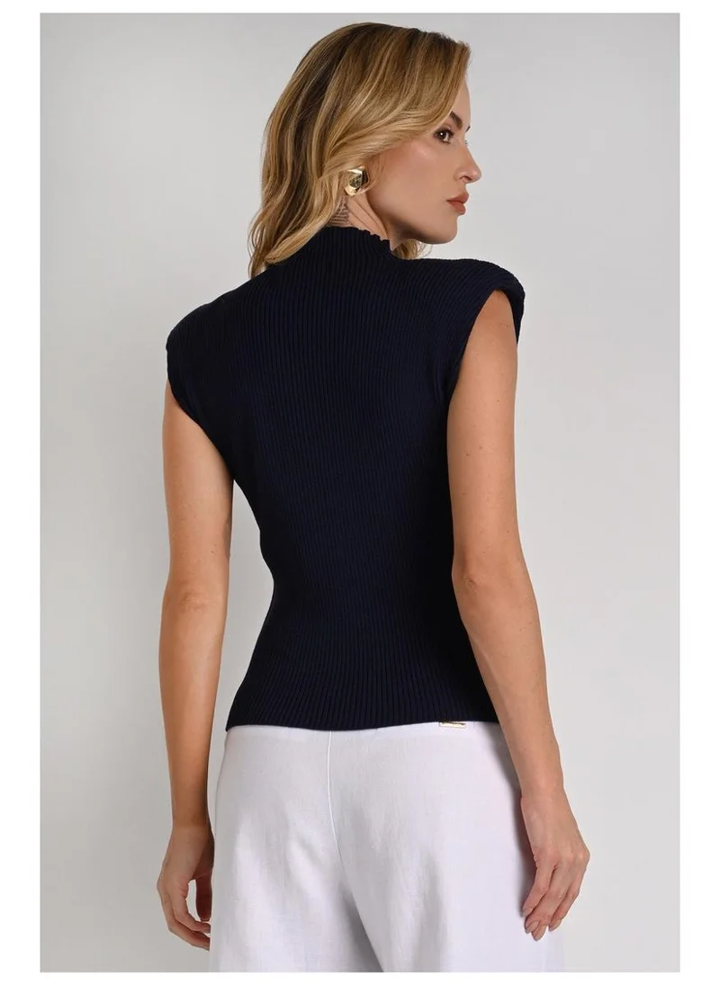 Carmen Steffens  Nefertiti Shoulder Pad Blouse for Women | Best Price UAE