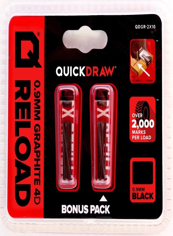 quickdraw عبوات إعادة تعبئة الجرافيت QUICKDRAW QDGR-2X10 - Image 1