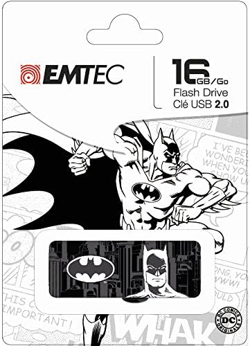 Emtec Black & White 16GB USB 2.0 SuperHero Flash Drive (ECMMD16GM700SP03)(Design may vary - Super Man, Batman, Wonder Women) - Image 2