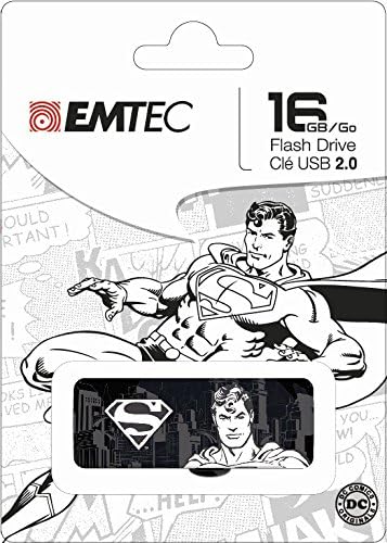 Emtec Black & White 16GB USB 2.0 SuperHero Flash Drive (ECMMD16GM700SP03)(Design may vary - Super Man, Batman, Wonder Women) - Image 3