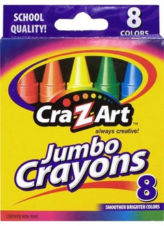 Cra-Z-Art Jumbo Crayons 8 Count  - Image 1