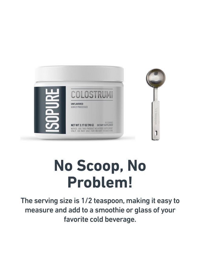 Isopure Isopure Bovine Colostrum Supplement Powder, Gently Processed, 90 Servings - Image 3
