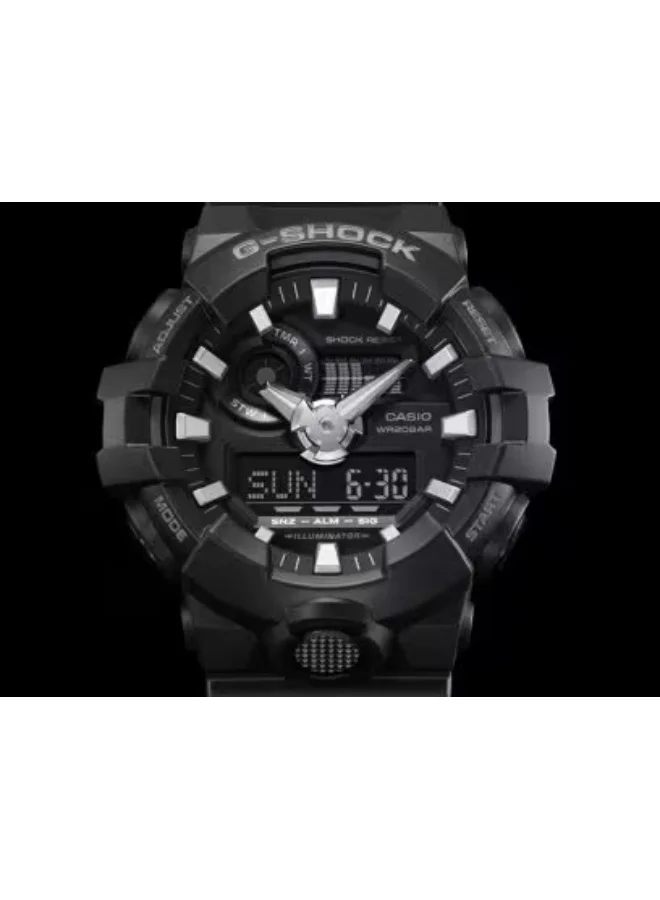 CASIO Casio G-Shock Analog-Digital Black Dial Men's Watch - GA-700-1BDR
