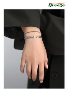 Breeze Women's pin pearl bracelet cool style bracelet exquisite hand jewelry  - Image 5