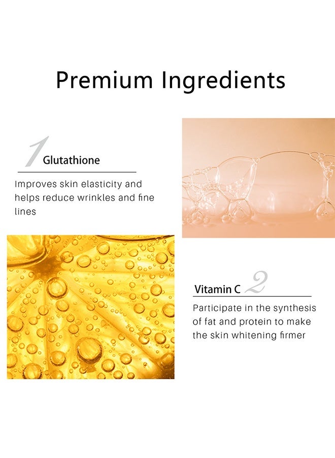 Lanthome Glutathione White Cream, Enriched With Glutathione 2% And Vitamin C & Kojic Acid, Intensive Lightening Facial Cream, Smoothing Brightening Cream, White Lightening Beauty Cream 20G - Image 5