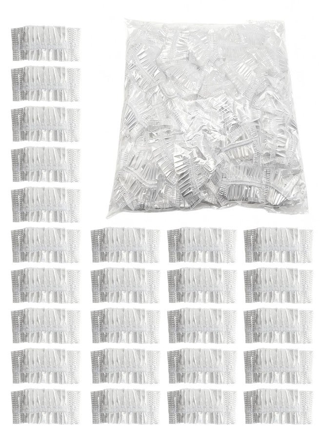 Creztail Disposable Waterproof Ear Covers for Shower, Hair Dye & Bathing – Clear Plastic Ear Caps with Elastic, One Size for Adults, for Salon, Travel & Daily Use (400 Pcs - Image 1