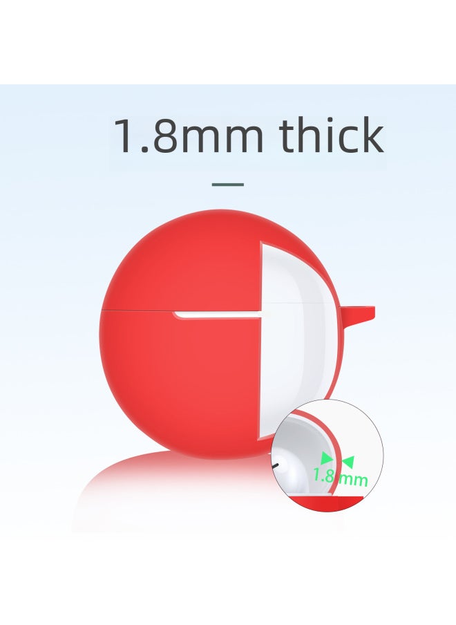 Protective Silicone Soft Case For Oppo Enco Buds2 Bluetooth Earphones Charging Case Storage Bag Digital Computer Accessories-Color:White-Model:OPPO Enco Buds2