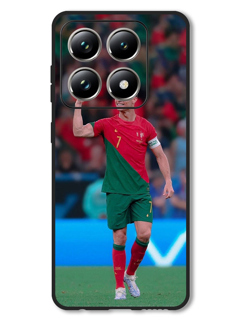 Theodor Case Compatible with Xiaomi 14T Pro Protection Shockproof Bumper Cover Ronaldo (7) - Image 1