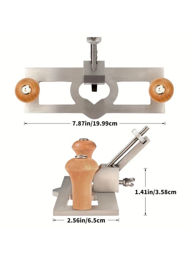 Type B Handheld Adjustable Woodworking Edge Trimmer Depth Stop Planer For Chamfering - Image 4