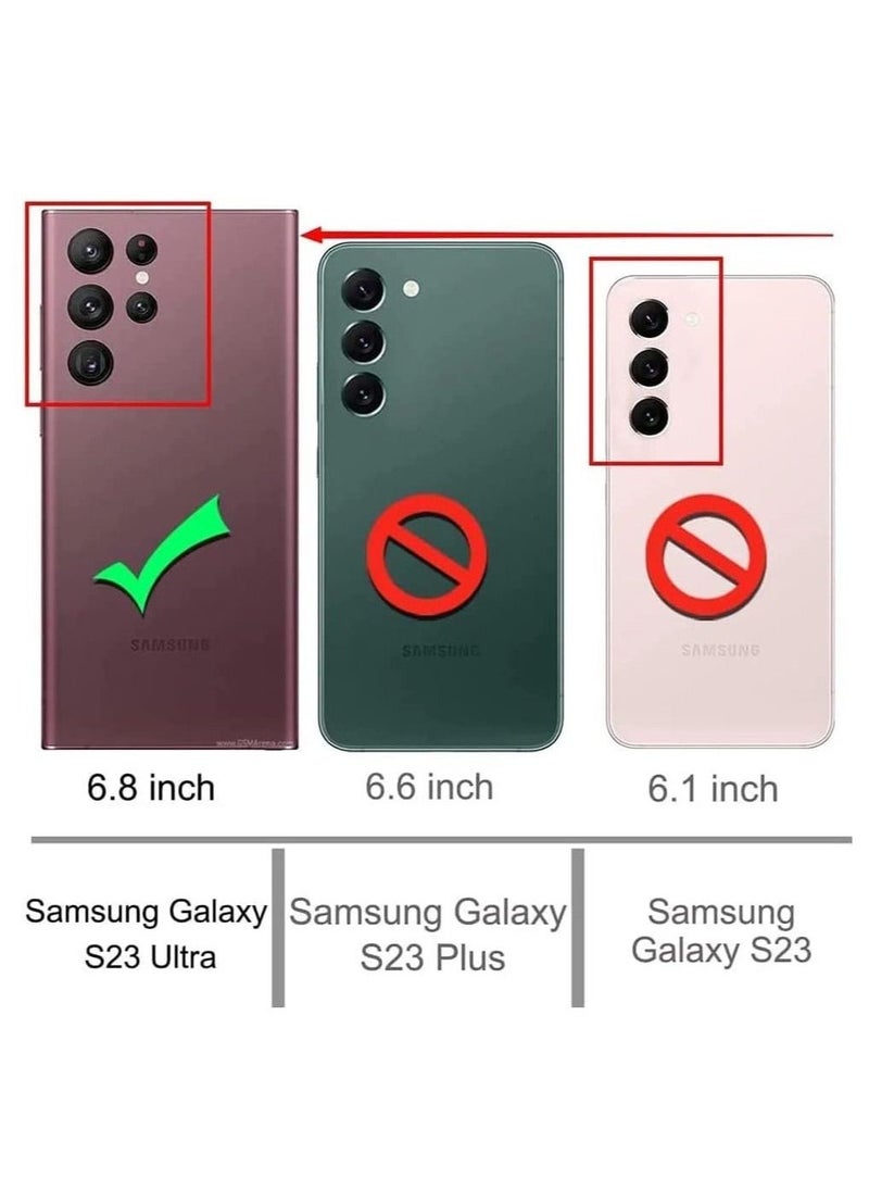 راكسوم متوافق مع Samsung Galaxy S23 Ultra Plating Magnetic Case مع حامي عدسة الكاميرا مغناطيسية ناعمة - Image 2