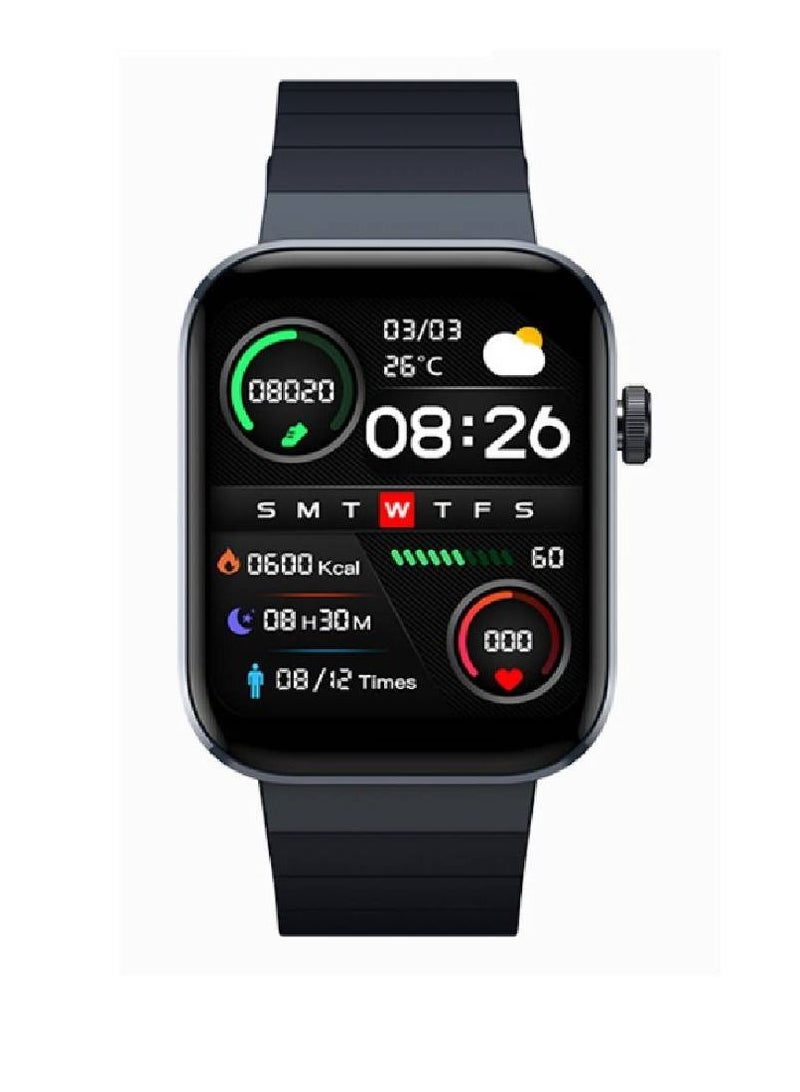 Mibro T1 Global Version Bluetooth Calling Smartwatch Heart Rate Monitor For Men Women Black - Image 2