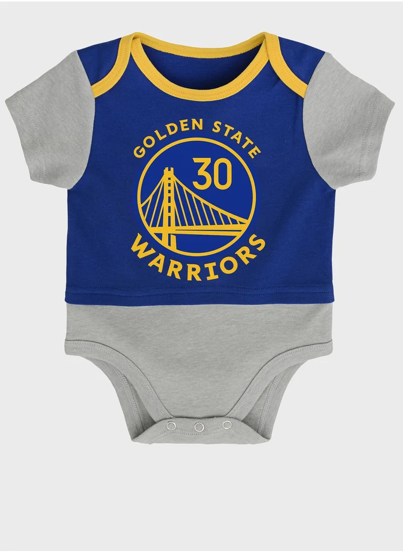 NBA Infant Stephen Curry Golden State Warriors Referee Bodysuit