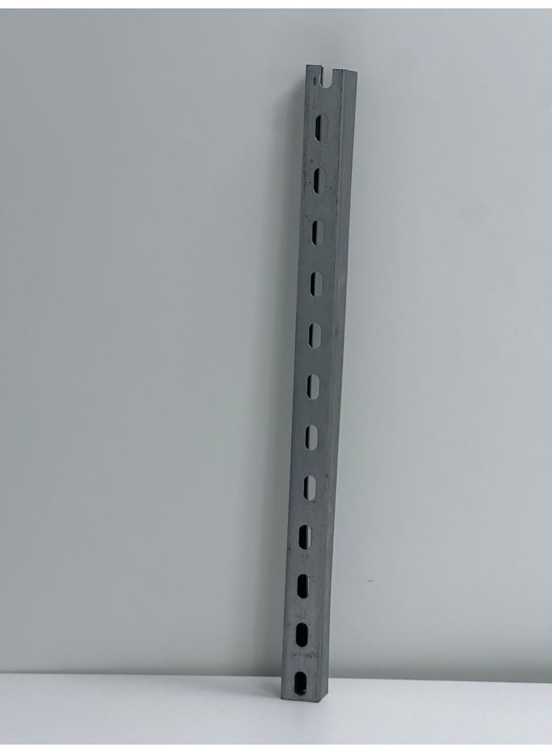 GI C Channel Solar Mounting Rail  Heavy-Duty Galvanized Iron C-Channel | Adjustable Solar Structure Support - Image 1