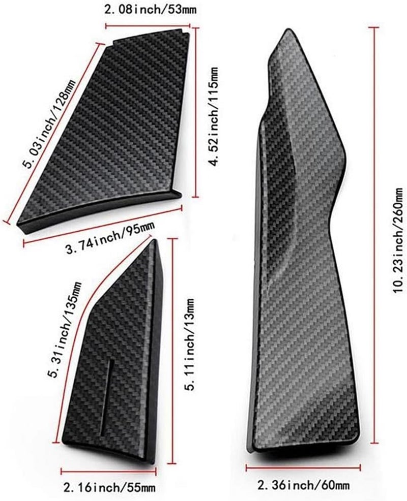 Wivplex Front Bumper Lip Fin Splitter Spoiler - Image 4