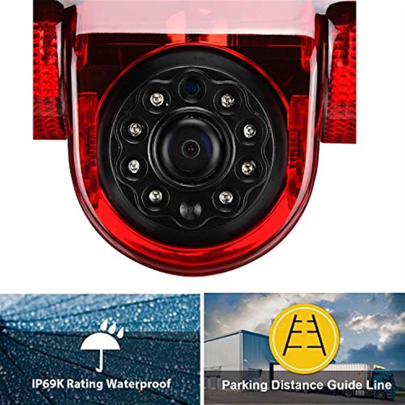 Yurefax HD Brake Light Camera with Monitor - Image 3