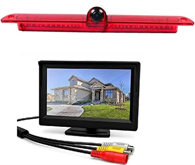 Yurefax HD Brake Light Camera with Monitor - Image 1