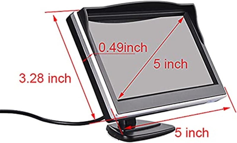 Yurefax HD Brake Light Camera with Monitor - Image 2