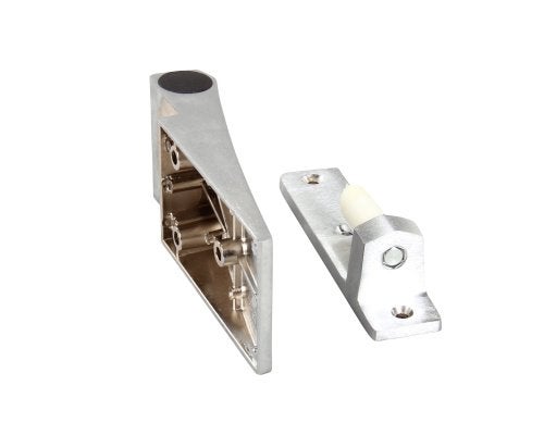 Kason 1255-000004 Brushed Chrome Textured Hinge - Image 5