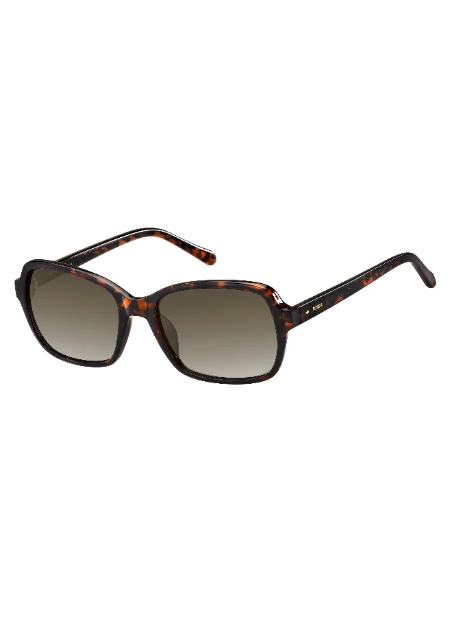 فوسيل FOSSIL FOS 3095/S Sunglasses Brown Rectangular