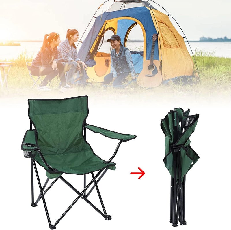 AWOKZA Portable Folding Camping Chair for Adults for Outdoor Camping Lightweight Backpacking Chair Compact Sturdy Camp Chair for Hiking and Travel - Image 5
