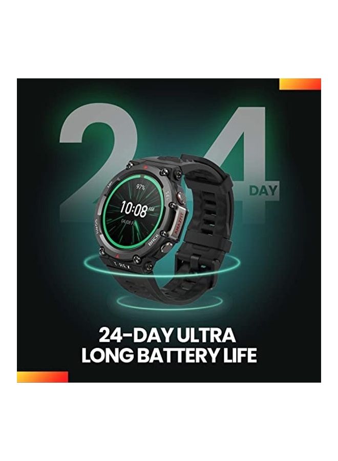 Amazfit T-Rex 2 Smartwatch Rugged Outdoor GPS 15 Military-Grade Tests Real-Time Navigation 24-Day Battery Strength Exercise 150+ Sport Modes Water Resistant Ember Black - Image 3