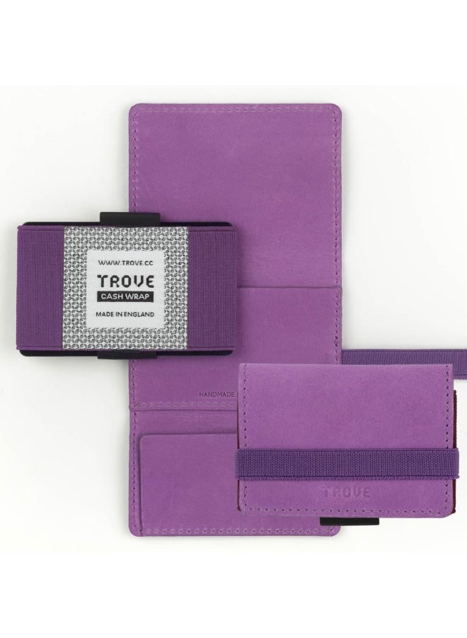 Trove Cash Wrap card holder in purple from Trove. - Image 1
