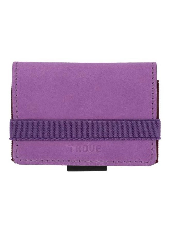 Trove Cash Wrap card holder in purple from Trove. - Image 2