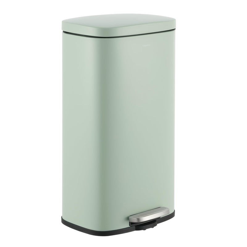 happimess HPM1011H Curtis 8-Gallon Step-Open Trash Can, Fingerprint Resistant, Modern, Minimalistic for Home, Kitchen, Laundry Room, Office, Bedroom, Bathroom, Pistachio Gelato - Image 1
